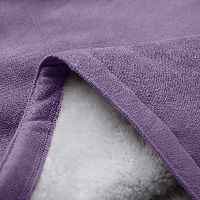 Damen-Wintermantel – Warme Sherpa-Jacke mit Kapuze und Knebelverschluss