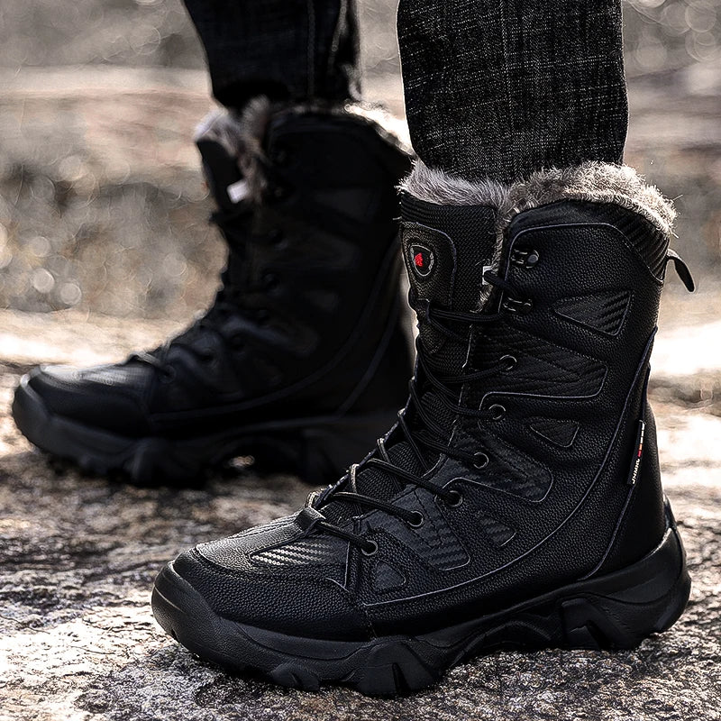 Men's High Winter Boots – Warm and Comfortable Outdoor Snow Boots