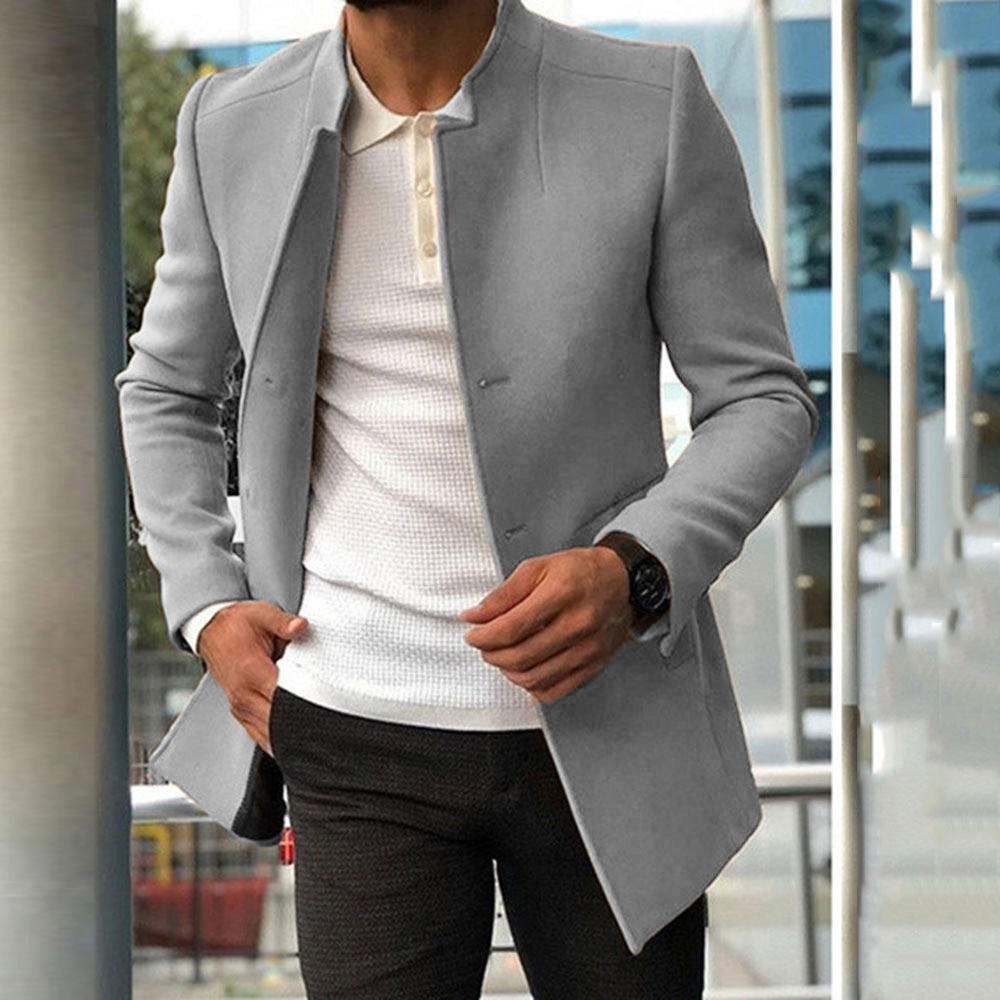 Manteau Long Homme – Coupe Moderne et Style Élégant