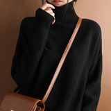 Damen Rollkragenpullover Luxus – Weich, Warm und Elegant mit hohem Kragen