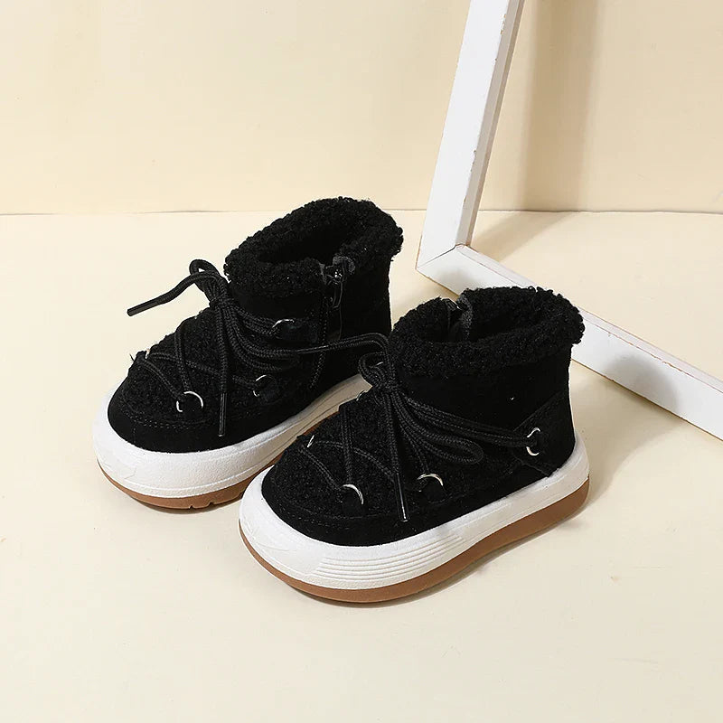Baby-Winterschuhe – Warme, gefütterte, rutschfeste Hausschuhe