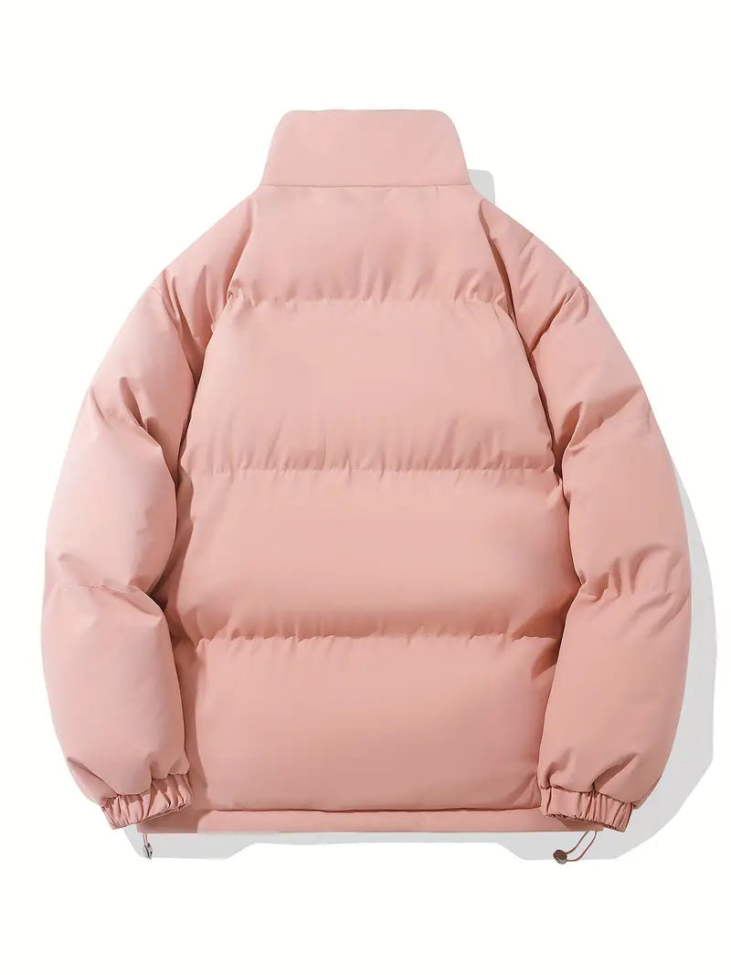 Unisex gesteppter Wintermantel – Warme Daunenjacke mit Kapuze