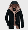 Gepolsterter Herren-Winterparka mit Kapuze – Warm & Winddicht