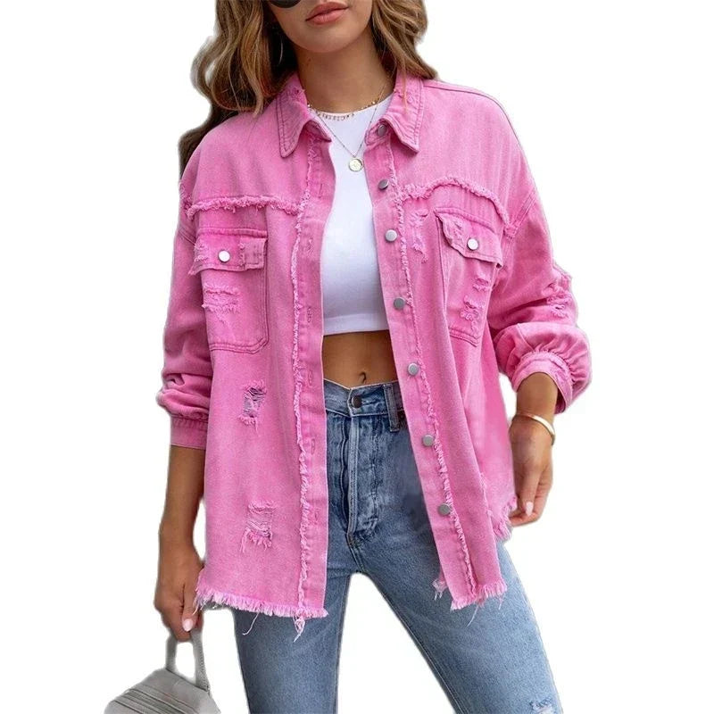 Veste en Jean Femme au Style Bohème Chic pour l'Été-mezam.fr