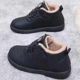 Chaussures d’Hiver Homme – Chaussures Extérieures Décontractées Chaudes et Rembourrées