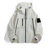 Softshell-Jacke Herren – Wasserdichte Außenjacke mit Kapuze und Reißverschlusstaschen