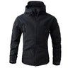 Softshell-Jacke Herren – Wasserdichte Outdoor-Jacke mit Kapuze und Taschen