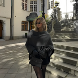 Eleganter und weicher Damenumhang Cape