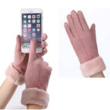 Warme, wasserdichte Fleecehandschuhe, kompatibel mit Touchscreens, für Damen und Herren