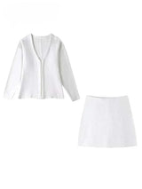 Elegantes Ensemble Blazer und Rock für Damen