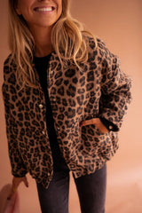 Blouson Bomber Léopard Tendance pour Femmes - Élégant et Confortable