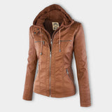 Damenjacke mit Reißverschluss und Kapuze – Moderner Stil & Elegante Details