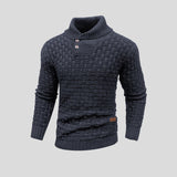 Herren Strickpullover – Warmer Pullover mit Kragen und klassischem Design