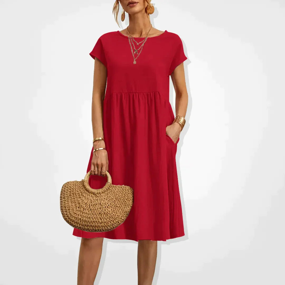 Robe d'Été Élégante pour Femmes Style Empire