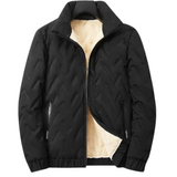 Herrenmantel – Warme Steppjacke im klassischen eleganten Stil