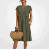 Robe d'Été Élégante pour Femmes Style Empire