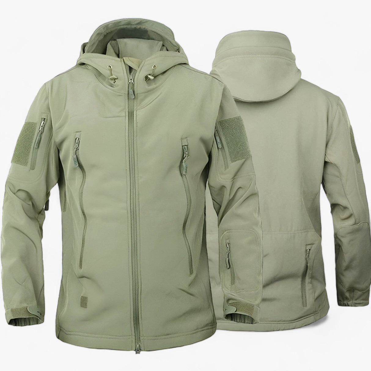 Herren-Taktikjacke – Funktionelles und modernes Design mit Kapuze