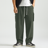 Spodnie dresowe cargo męskie – wygodne, swobodne spodnie z kieszeniami