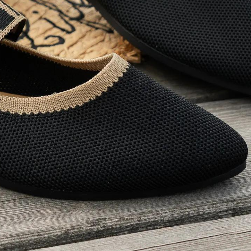 Komfortowe letnie płaskie buty damskie