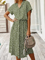 Robe Midi Élégante d'Été pour Femmes