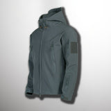 Softshell-Jacke Herren Outdoor – Taktisches Design mit Kapuze