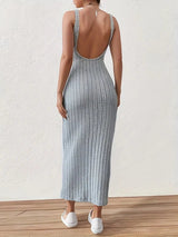 Sommerkleid mit Rückenausschnitt und bequemer Passform