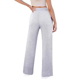 Damen-Freizeithose – Bequeme Hose mit weitem Bein und Kordelzug