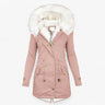 Luxus-Wintermantel für Damen – Elegante Jacke mit großer Kapuze