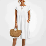 Robe d'Été Élégante pour Femmes Style Empire