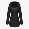 Doudoune Femme Légère – Manteau d’Hiver Matelassé avec Capuche