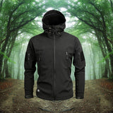 Softshell-Jacke Herren Outdoor – Taktisches Design mit Kapuze