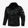 Herren Winterjacke – Warmer Vintage Mantel mit Kunstpelzfutter
