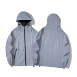 Unisex Windjacke – Leichte Jacke mit Kapuze und Reißverschlusstaschen