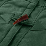 Damen-Wintermantel – Warme Sherpa-Jacke mit Kapuze und Knebelverschluss
