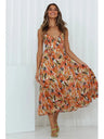 Buntes Sommerkleid für Strand und Partys