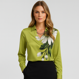 Blouse Femme à Imprimé Fleuri – Coupe Élégante et Stylée