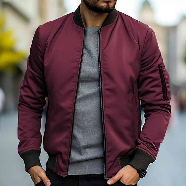 Blouson Bombardier Moderne pour Hommes - Classique et Confortable