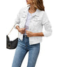 Women's denim jacket – Regular fit, button closure and long sleeves