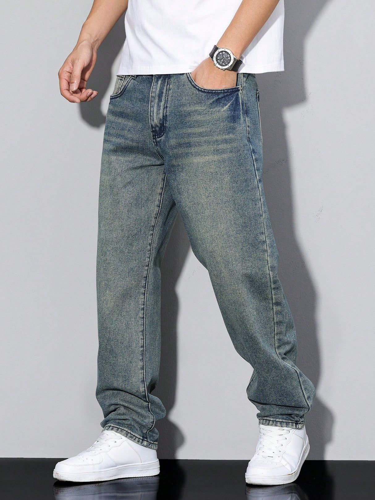Herren Baggy-Jeans – Jeans mit lässigem Schnitt im Streetwear-Stil