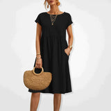 Robe d'Été Élégante pour Femmes Style Empire