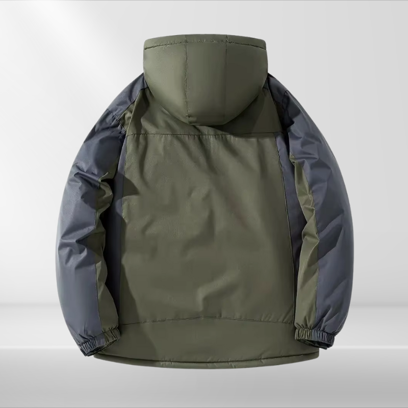Veste d’extérieur homme 3-en-1 imperméable, coupe-vent et chaude pour l’hiver