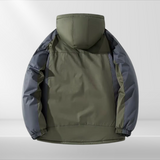 Veste d’extérieur homme 3-en-1 imperméable, coupe-vent et chaude pour l’hiver