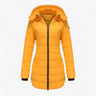Doudoune Femme Légère – Manteau d’Hiver Matelassé avec Capuche
