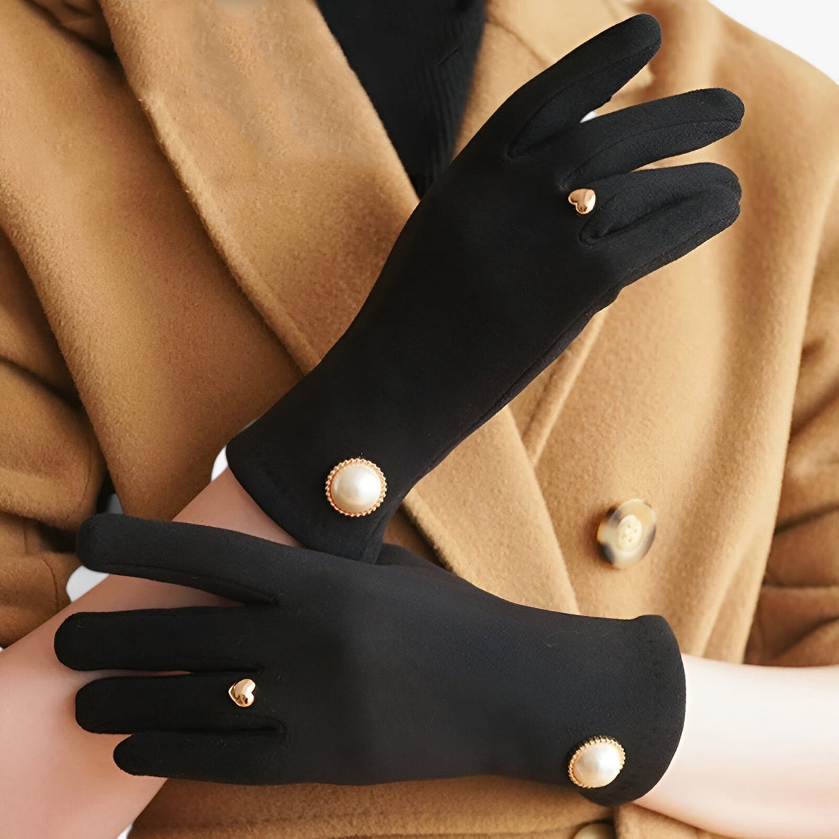Elegante Perlenhandschuhe – Schickes Winterdesign mit luxuriösen Details