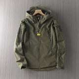 Outdoor-Jacke Herren – Funktionelle Jacke mit Kapuze und Reißverschlusstaschen