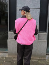 Sherpa-Fleece-Weste von hoher Qualität für Damen