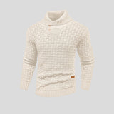 Herren Strickpullover – Warmer Pullover mit Kragen und klassischem Design