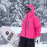 Veste de ski et snowboard unisexe – Manteau d’hiver avec capuche et ventilation