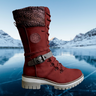 Winterstiefel Damen – Gefütterte hohe Stiefel mit Schnürung