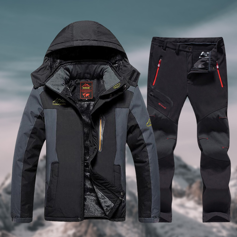 Herren-Winterset – Jacke und Hose mit Kapuze | Außenkomfort